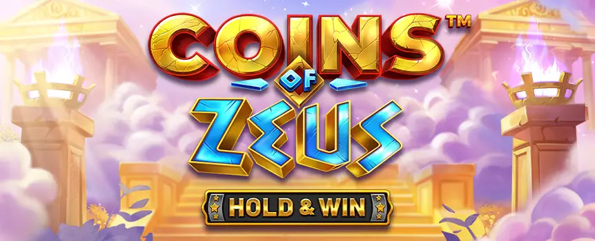 Enter the temple of the ancient gods for your chance to collect special Bonus Symbols and heavenly Jackpot Wins in Coins of Zeus.