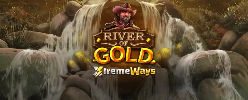 The water is shimmering in River of Gold slot. Play at Joe Fortune and stuff your pan with more gold than you can carry as you search for the 40,825 max win!